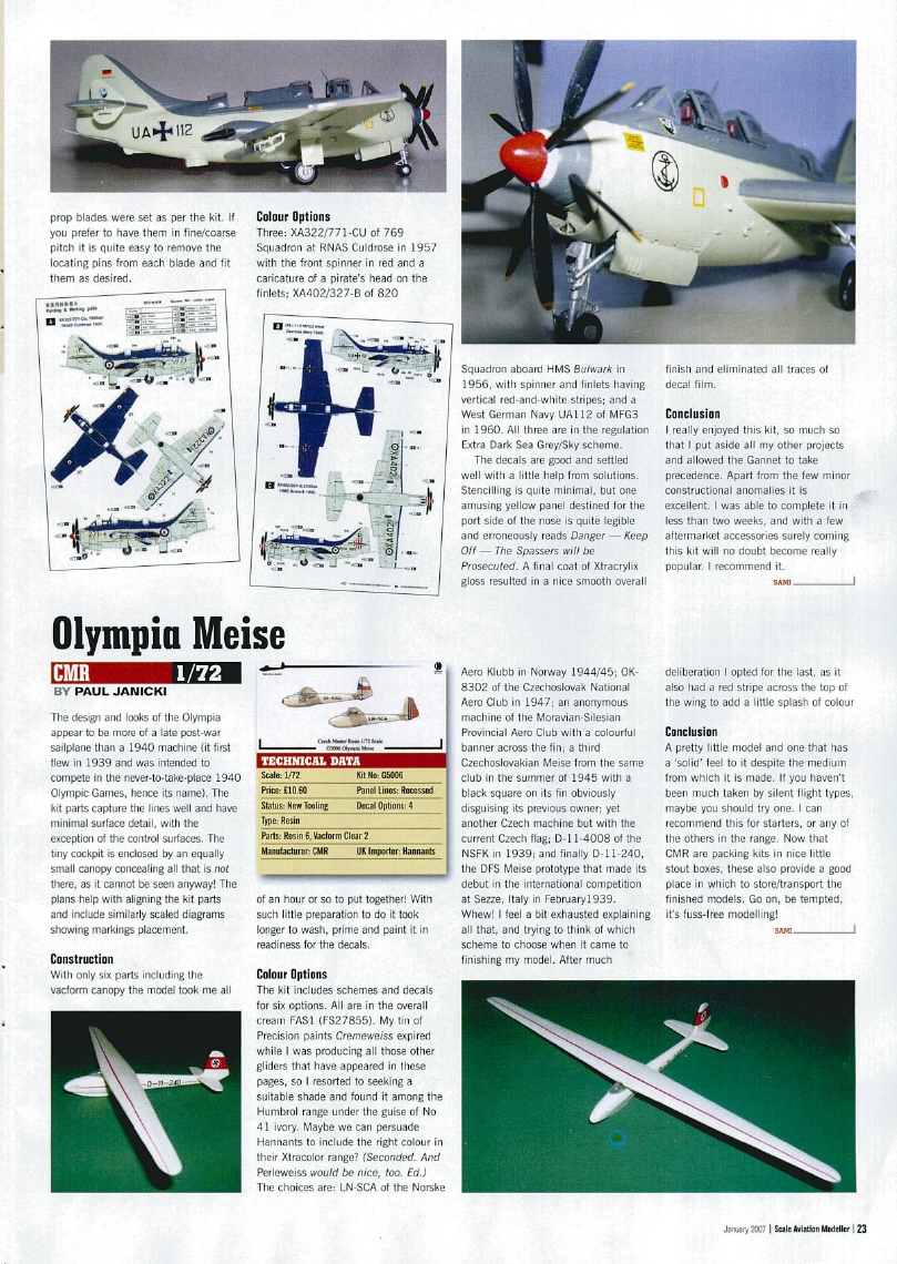 Scale Aviation Modeller International 2007-01